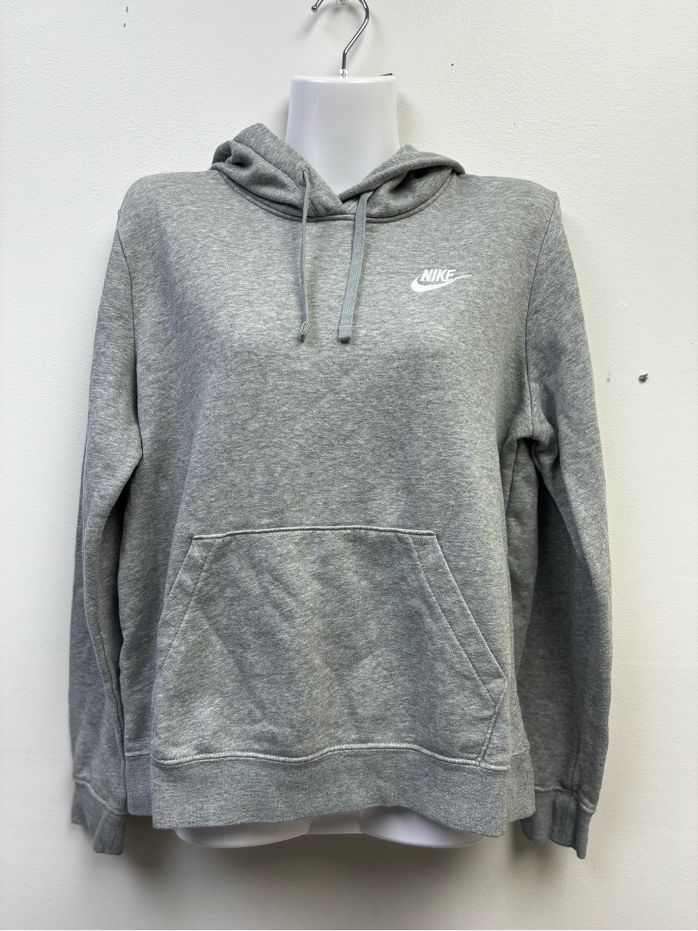 Nike Tech Light Heather Grey Fleece Women's Pullover Athletic Wear Sweatshirt